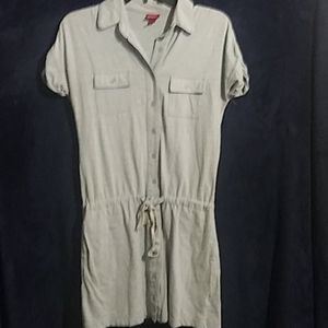 Merona dress with gathered waist and pockets